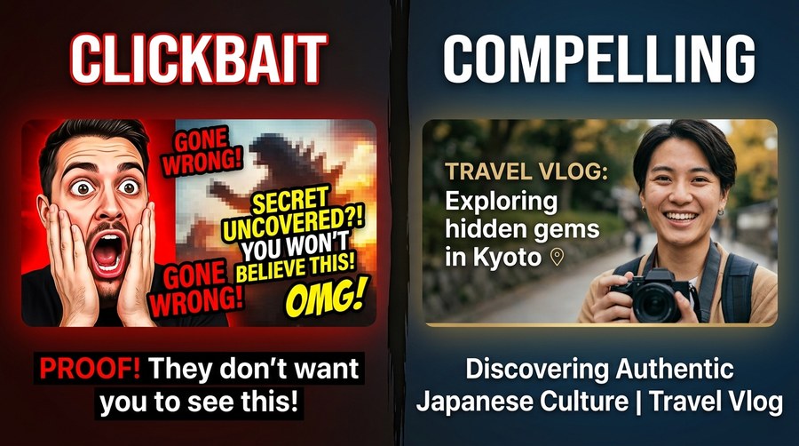 clickbait-vs-compelling-thumbnail-design
