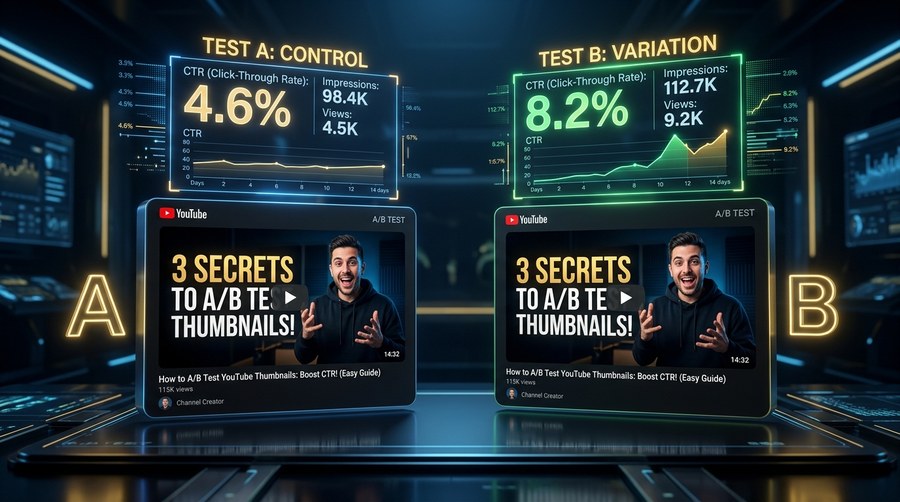 How To Ab Test Youtube Thumbnails
